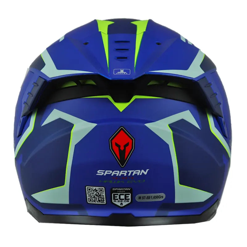 Casco Spartan Hawk Sv Titan B7 Azul 3