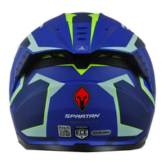 Casco Spartan Hawk Sv Titan B7 Azul 3