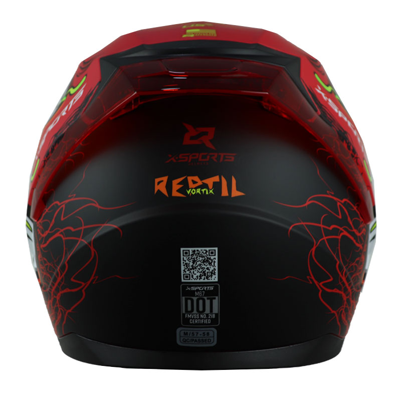 Casco XSports M67 Sp Rpl Rojo 3