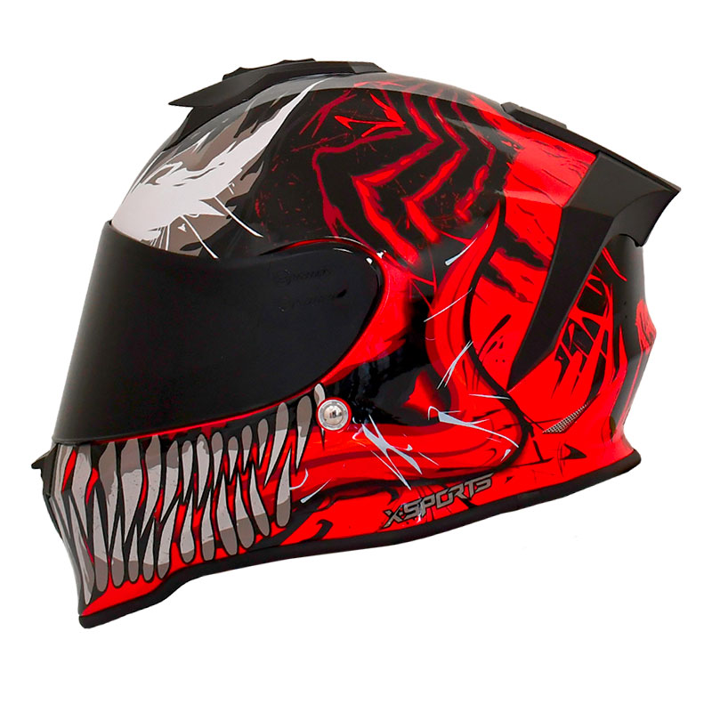 Casco XSports V151 Carnage Rojo Negro