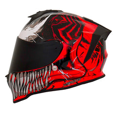 Casco XSports V151 Carnage Rojo Negro