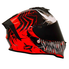 Casco XSports V151 Carnage Rojo Negro 2
