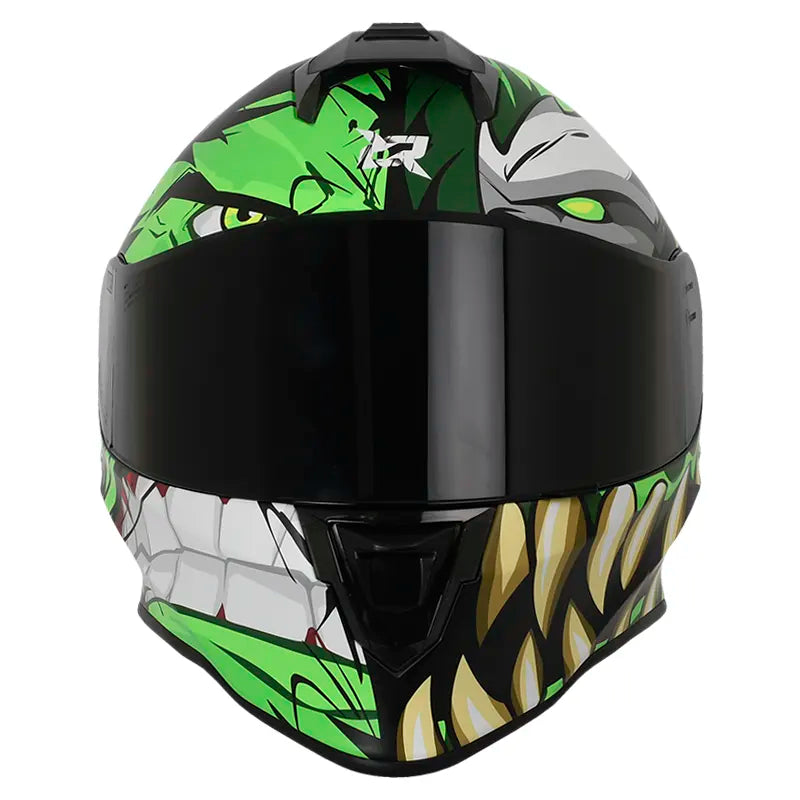 Casco XSports V151 Hulk Morado Verde 3