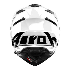 Casco Airoh Dual Bandit Blanco Brillante