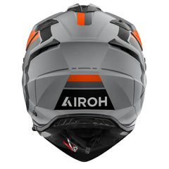 Casco Airoh Dual Bandit Horn Naranja Gris