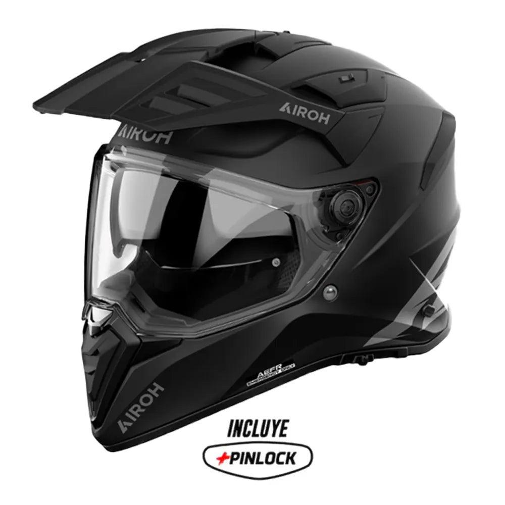 Casco Airoh Dual Bandit Negro Mate