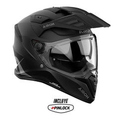 Casco Airoh Dual Bandit Negro Mate