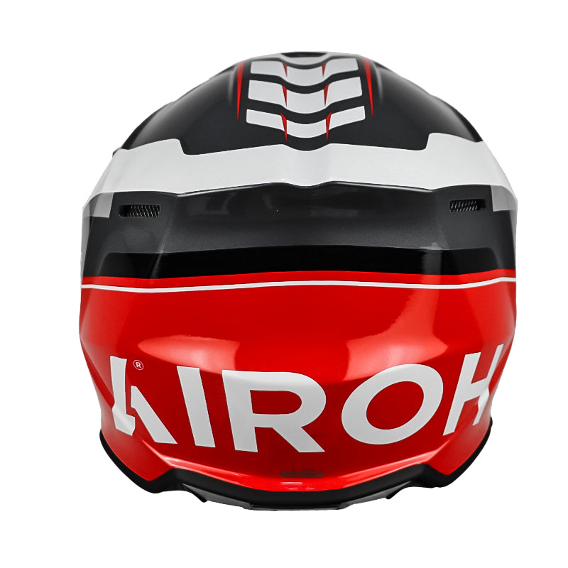 Casco Airoh Wraaap Conquer Rojo Negro