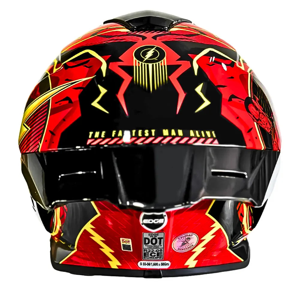 Casco Dc Edge Shanghai Flash Brillo