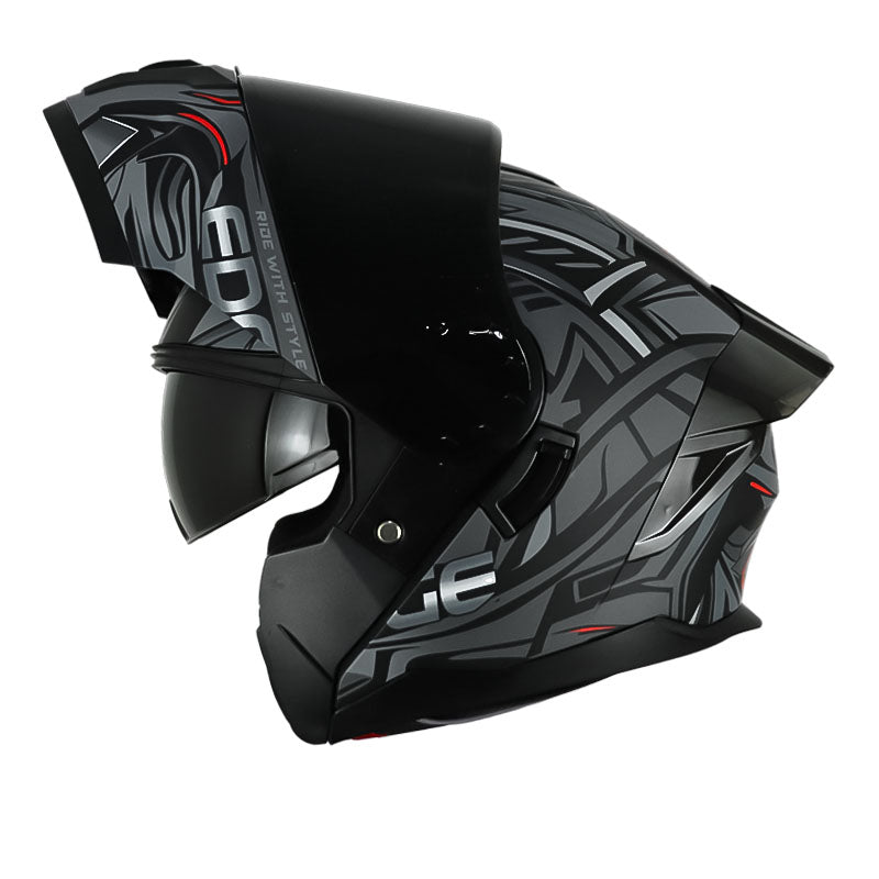 Casco Edge Boston Steelix Gris