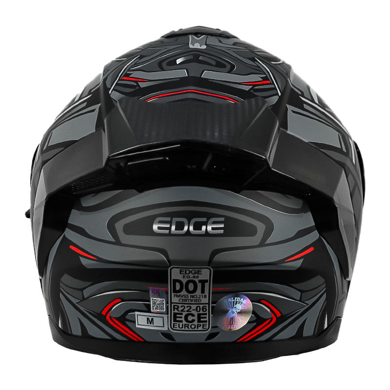 Casco Edge Boston Steelix Gris