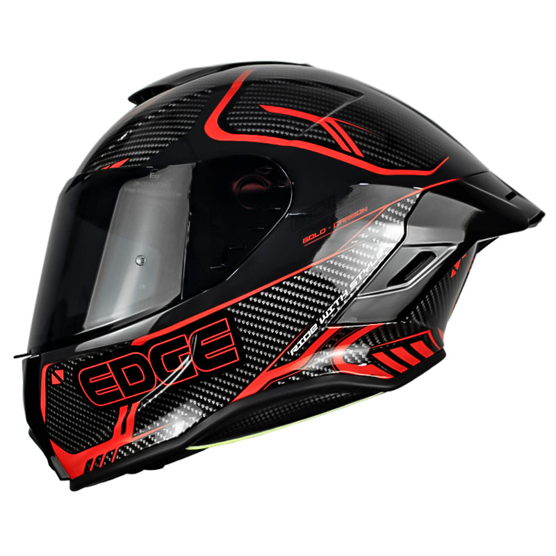 Casco Edge Shangai Goldex Rojo