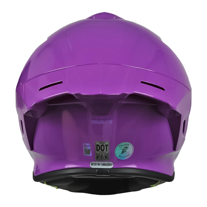 Casco Edge Shanghai Solid Morado