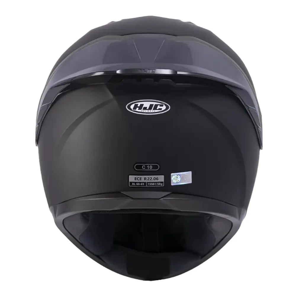 Casco Hjc C10 Solid Semi_Flat_Black Negro