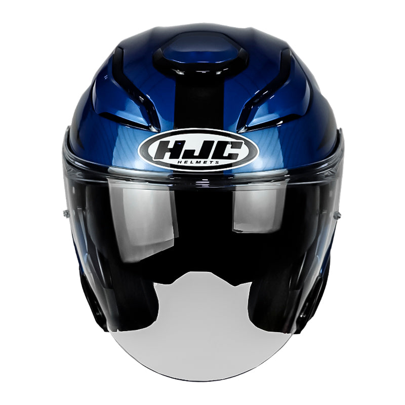 Casco Hjc F31 Naby Mc2 Azul Negro