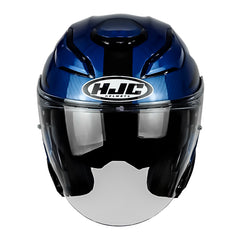 Casco Hjc F31 Naby Mc2 Azul Negro