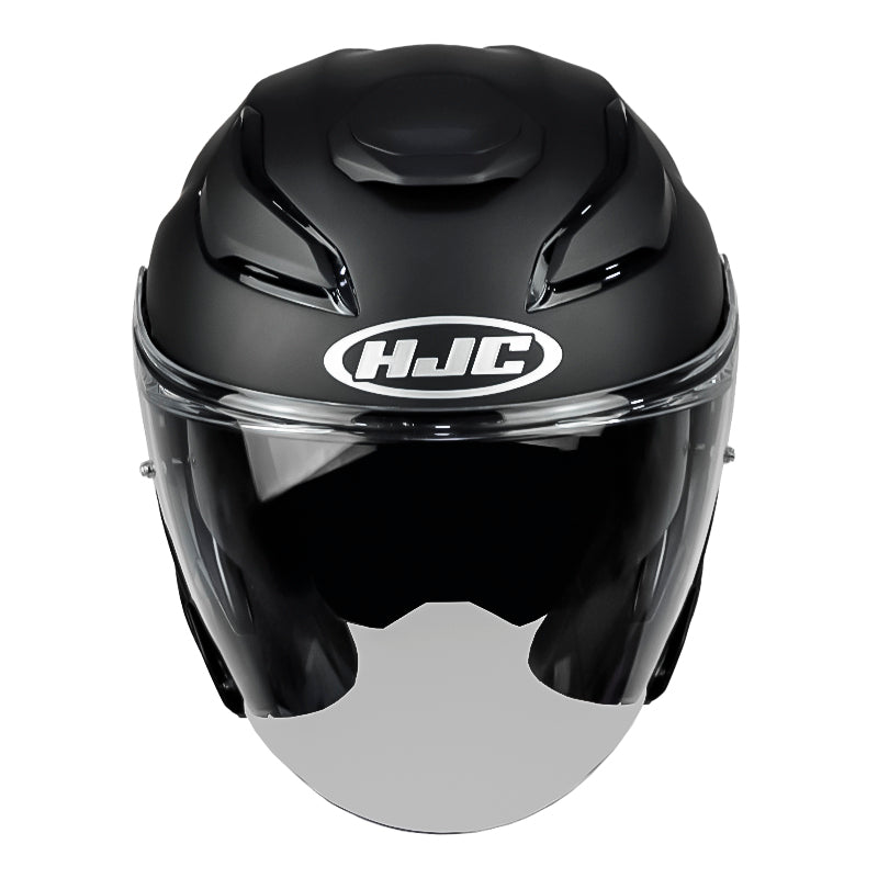 Casco Hjc F31 Solid Semi Flat Black Negro