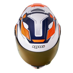 Casco Hro 3400Dv Evo Switch Blanco Naranja Neon Iridium Rojo