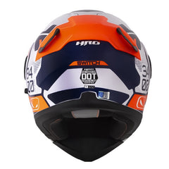 Casco Hro 3400Dv Evo Switch Blanco Naranja Neon Iridium Rojo