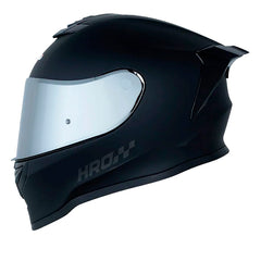 Casco Hro 506Sp Solid V2 Negro Gris Visor Iridium Silver