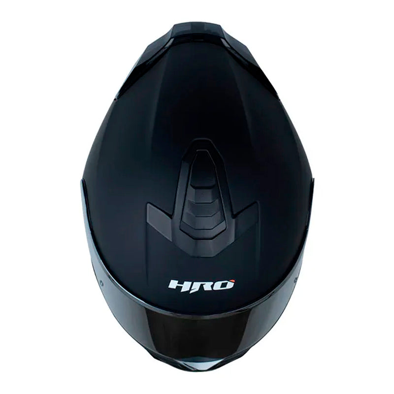 Casco Hro 506Sp Solid V2 Negro Gris Visor Iridium Silver