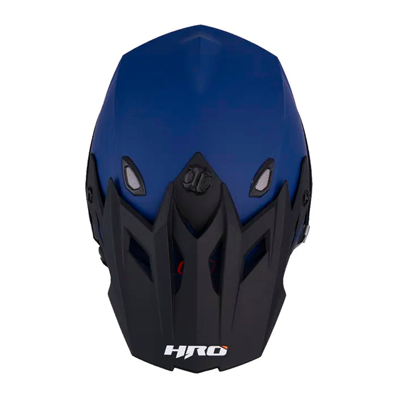 Casco Hro Mx-03 Solid Azul Silver