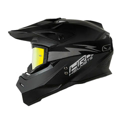 Casco Hro Mx-03 Solid Negro Gris