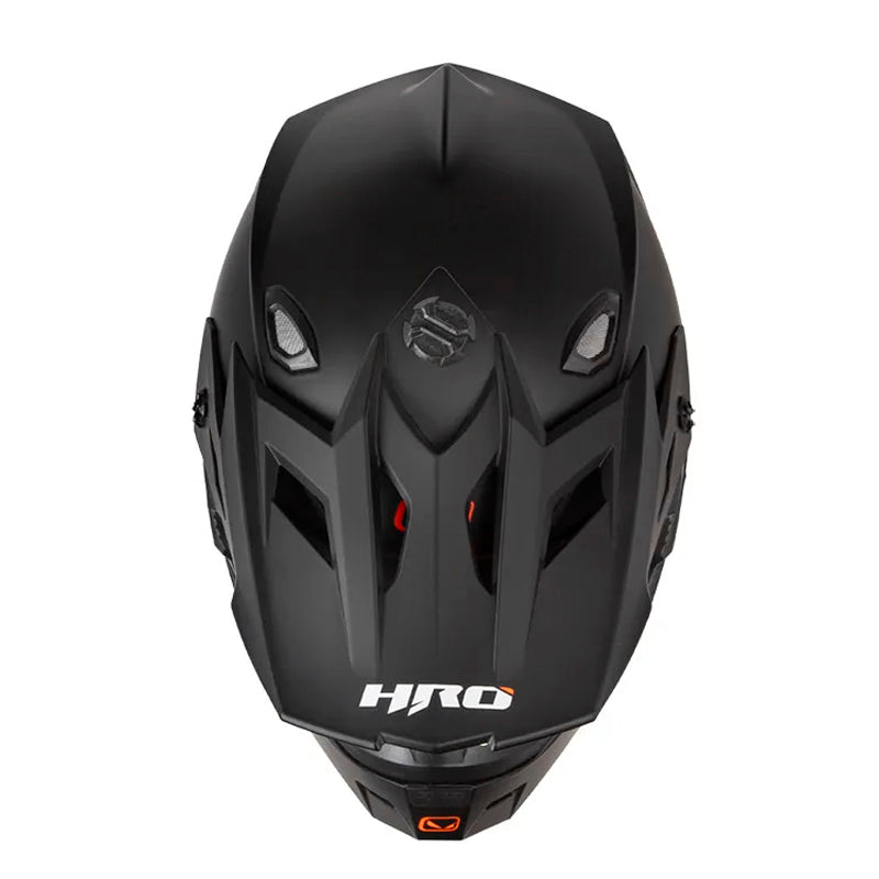 Casco Hro Mx-03 Solid Negro Gris