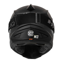 Casco Hro Mx-03 Solid Negro Gris