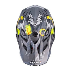 Casco Hro Mx-03 Taiga Gris Oscuro Gris Claro