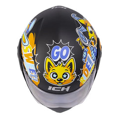 Casco Ich 3110S Kids Candy Brawl Negro Amarillo