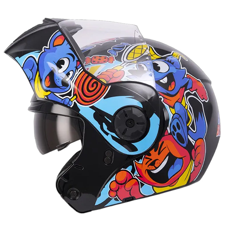 Casco Ich 3110S Kids Candy Brawl Negro Azul