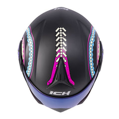 Casco Ich 3110 Vueltiao Negro Fucsia