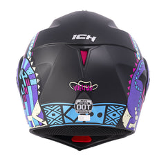 Casco Ich 3110 Vueltiao Negro Fucsia
