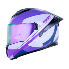 Casco Ls2 Ff806 Fusion Dedal Morado Visor Revo Morado