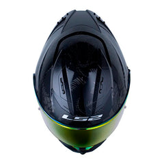 Casco Ls2 Ff806 Fusion Mamba Negro Gris Visor Revo Rojo
