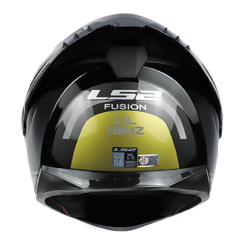 Casco Ls2 Ff806 Lil_Simz Gris Oscuro Gris Visor Iridium Dorado