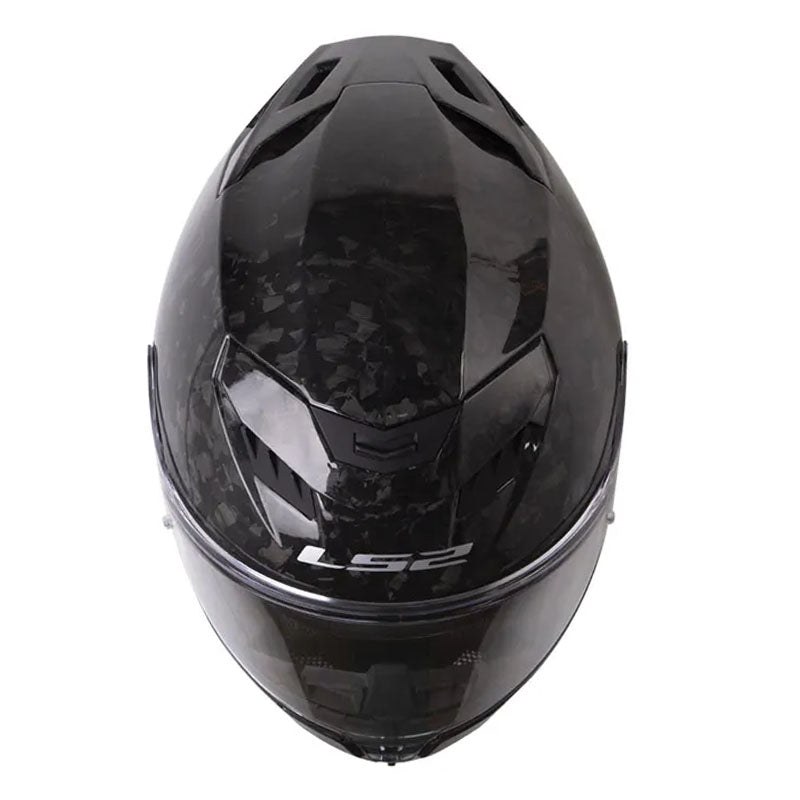 Casco Ls2 Ff807 Dragon Solid Carbon Forget Negro