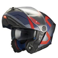 Casco Mt Atom 2SV Dexter B15 Azul Rojo