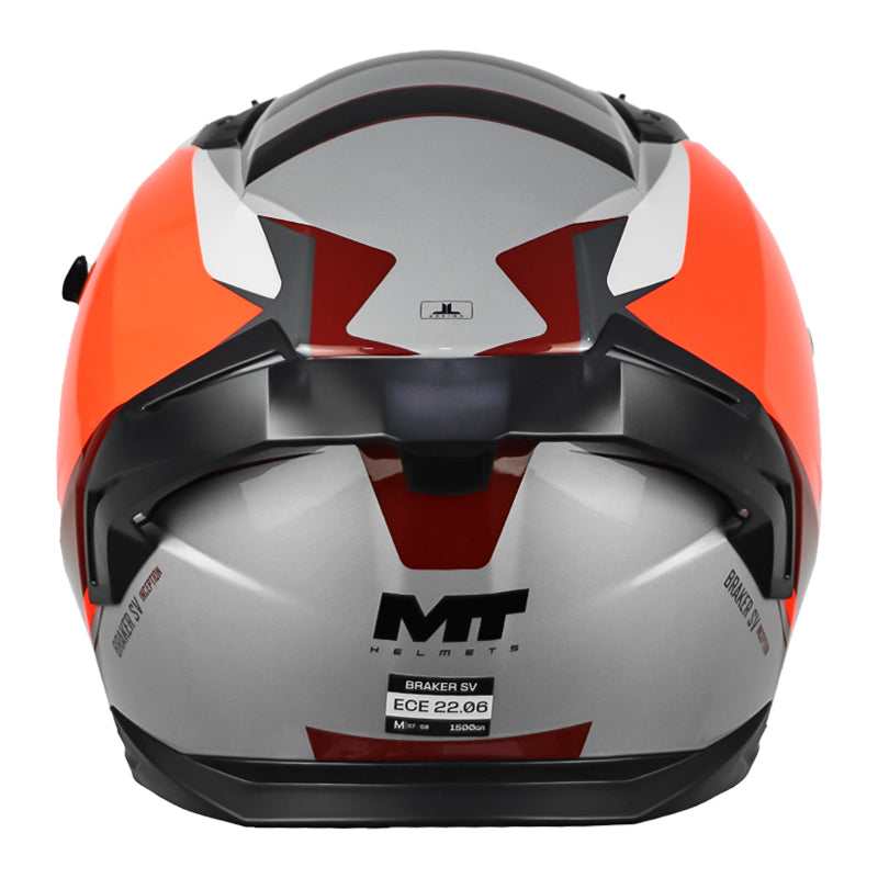 Casco Mt Braker Sv Inception C5 Rojo Negro Gris