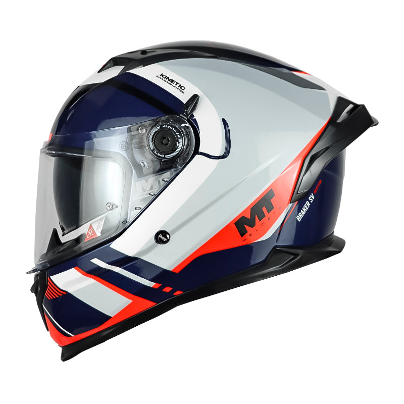 Casco Mt Braker Sv Inception C7 Azul Gris Rojo