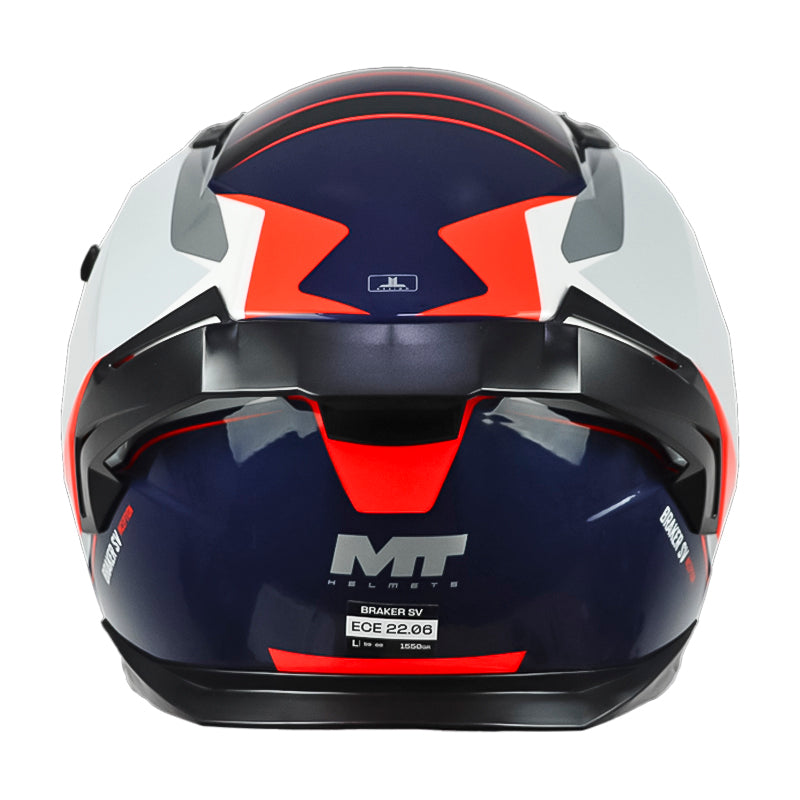 Casco Mt Braker Sv Inception C7 Azul Gris Rojo