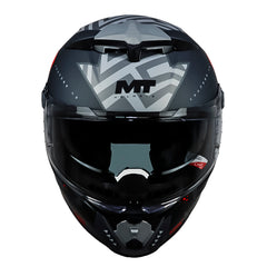 Casco Mt Thunder 4 R Sv Canvas C5 Negro Rojo