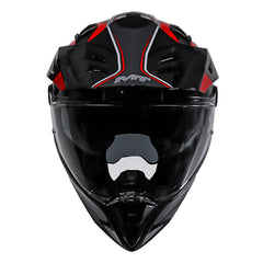 Casco Mt Track Sv Houston Negro Rojo Gris