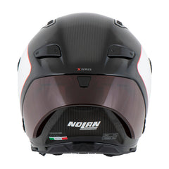 Casco Nolan X-804 Rs Ultra Carbon Asso Di Picche (341) Negro Blanco Visor Iridium Silver