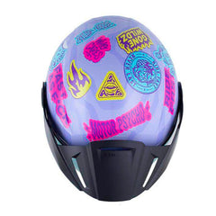 Casco Shaft 212 Paste Morado Fucsia Visor Revo Morado