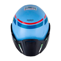 Casco Shaft 212 Peanuts Motorsports Azul Visor Revo Rojo