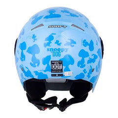 Casco Shaft 212 Snoopy The Dog Azul Visor Iridium Azul