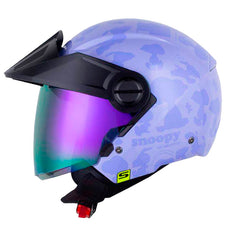 Casco Shaft 212 Snoopy The Dog Morado Visor Revo Morado