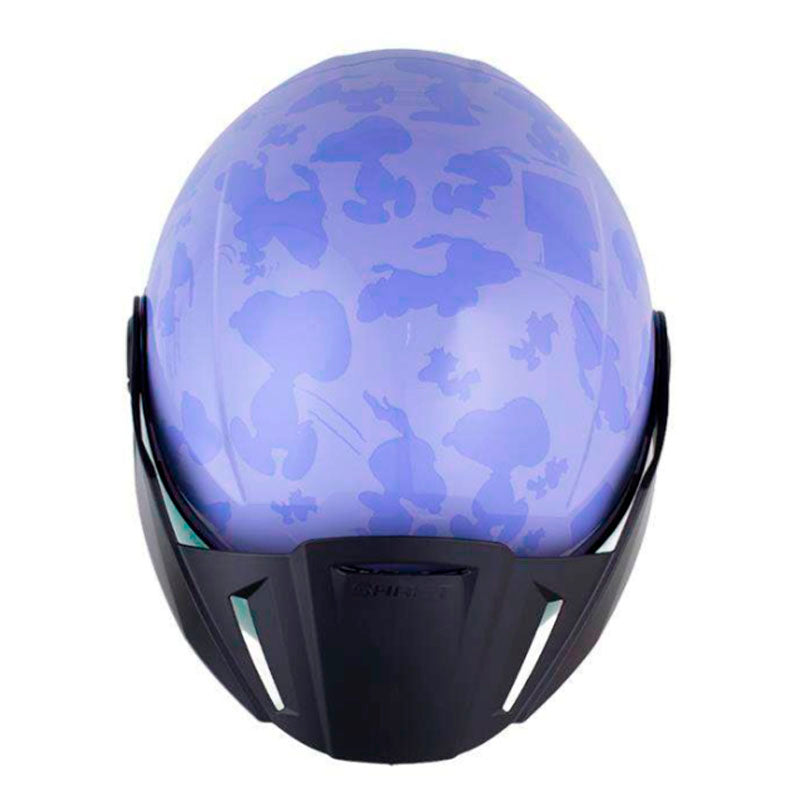 Casco Shaft 212 Snoopy The Dog Morado Visor Revo Morado